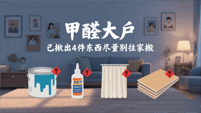 “甲醛大戶”已被揪出，4件東西儘量別往家搬