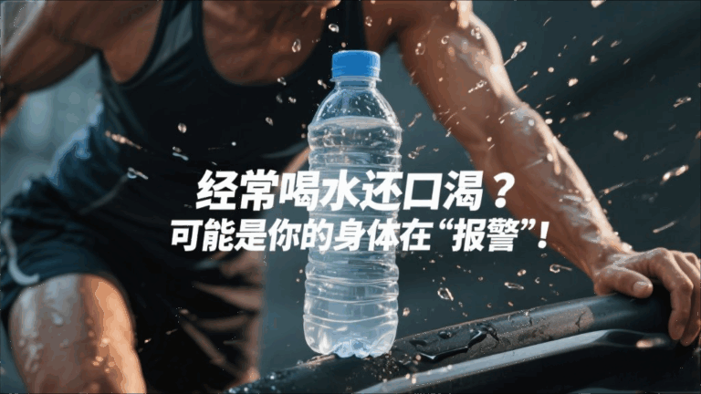 經常喝水還口渴？可能是你的身體在“報警”！