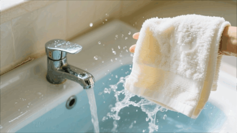 一條白毛巾變黃？3招讓它秒回雪白，第2個方法太神奇了！