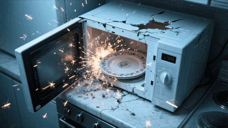 盤子放微波爐會爆炸？這些盤子千萬別放進去！